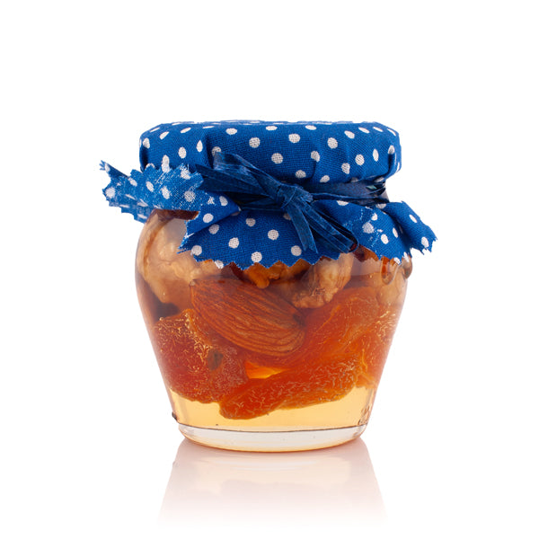 Mix orechov a marhule v mede 120g