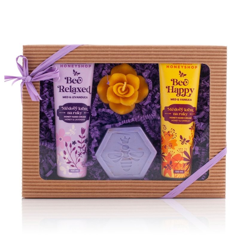 Kozmetická medová krabička Bee Relaxed duo